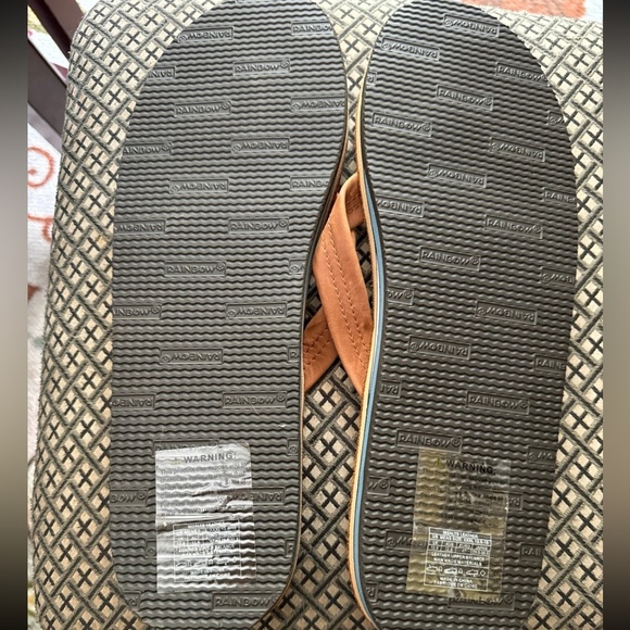 Men’s Rainbow Flip Flops - Picture 2 of 3